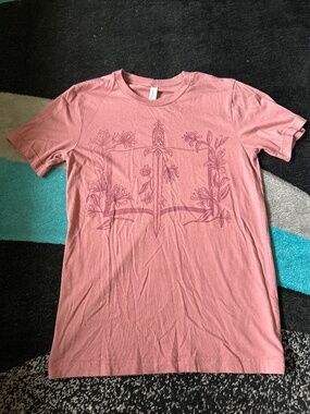 Book and sword t shirt